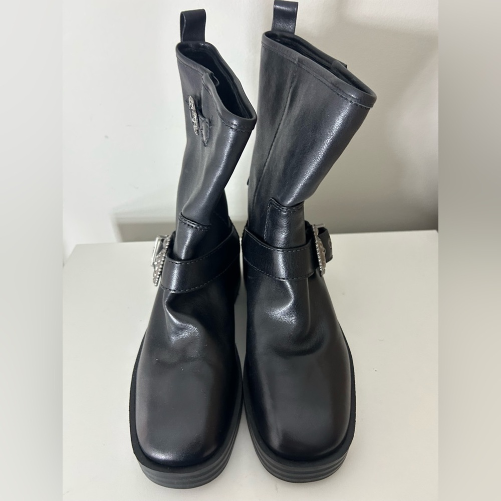 Larroude Hardy Buckle Boot - Picture 5 of 9